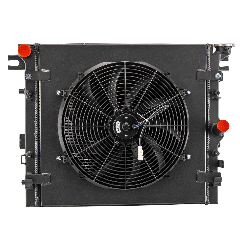 ASI Performance 3Row Radiator w/Shroud Fan Fit 2007-2018 Jeep Wrangler JK 3.6L/3.8L MT