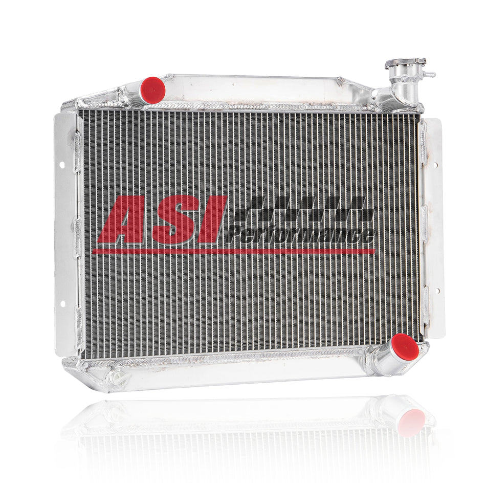 ASI Performance Aluminum 3 Row Radiator For 1955~1960 58 Chevrolet Corvette 3.8L 4.3L 4.6L l6 V8