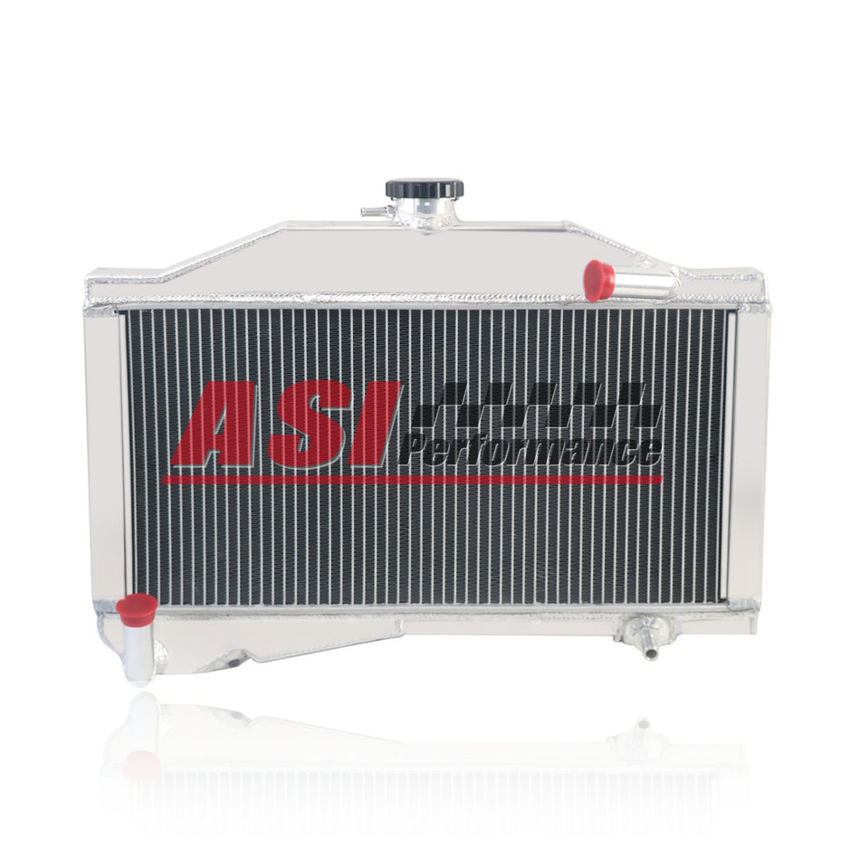 ASI Performance 2 Row Aluminum Radiator For 1955-1971 Morris Minor 1000 948 1098 MT Manual 1960