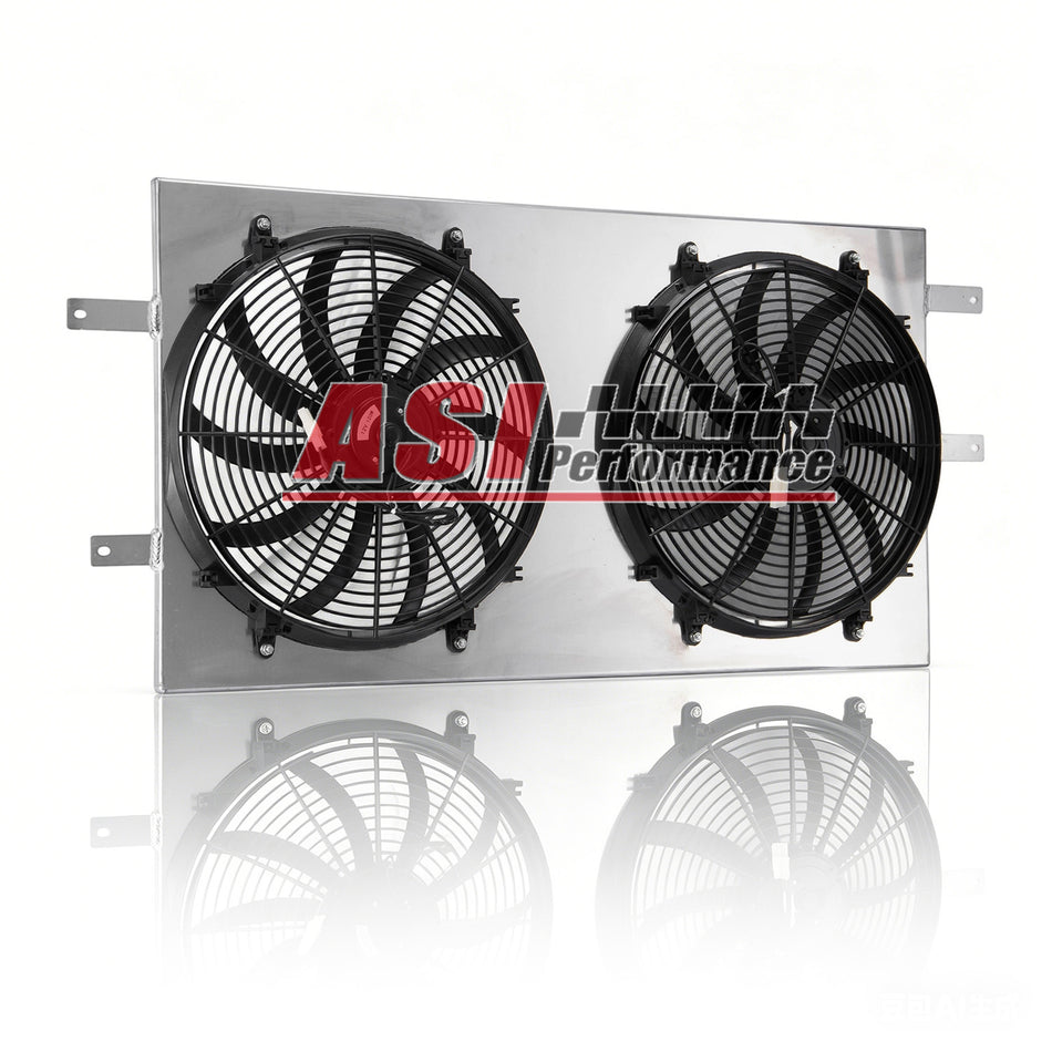 ASI Performance Aluminum Radiator Shroud Fan For 1994-02 1996 Dodge Ram 2500 3500 5.9L