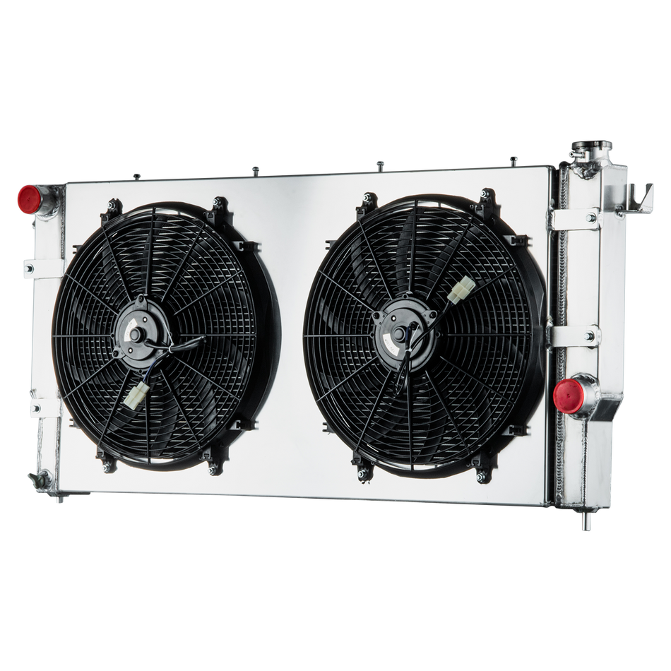ASI Performance 4 Row Radiator Shroud Fan For 1994-2002 Dodge Ram 2500 3500 5.9L Cummins MT