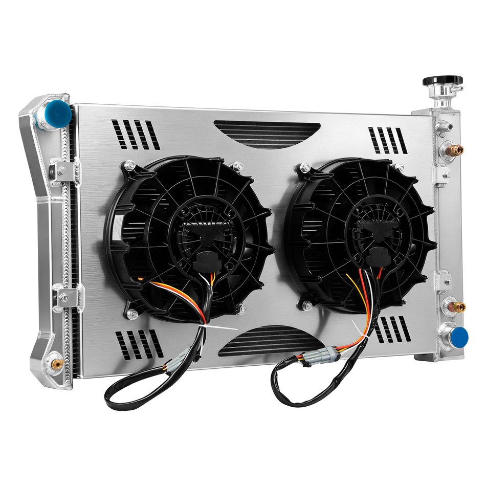 TSM 3ROW Radiator Shroud Brushless Fan For 1988~95 Chevy C1500 C2500 C3500 K1500