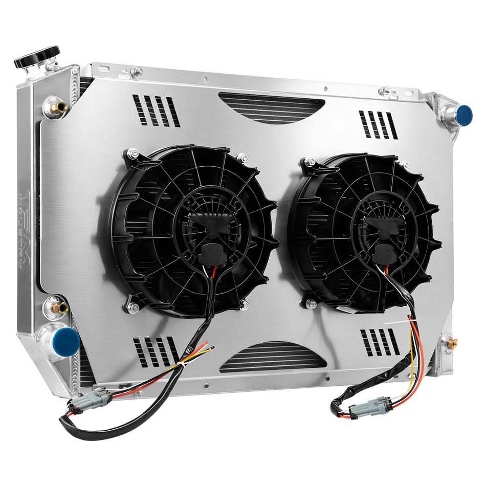 TSM 3Row Radiator+Shroud+Brushless Fan For 1980~1984 1981 Ford F150 F250 F350 Bronco