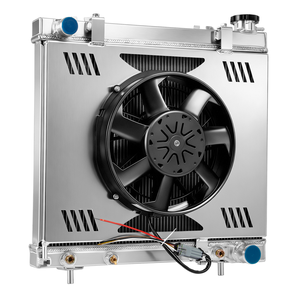 TSM 3 Row Radiator+Shroud Brushless Fan For 2005-11 Dodge Ram Dakota ST SXT SLT.