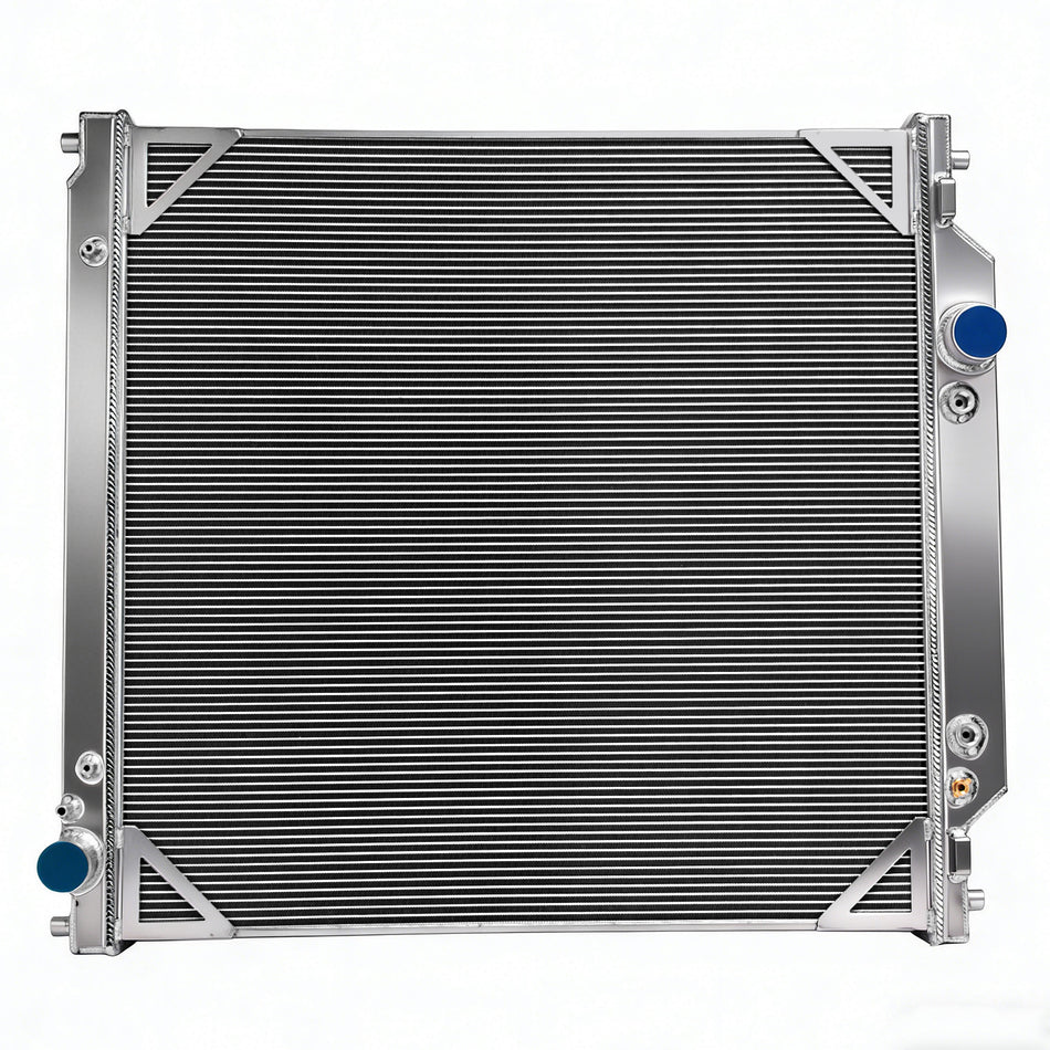 ASI Performance 4 Row Aluminum Radiator For Ford 6.0L F250 F350 F350 F450 Powerstroke 2003-2007