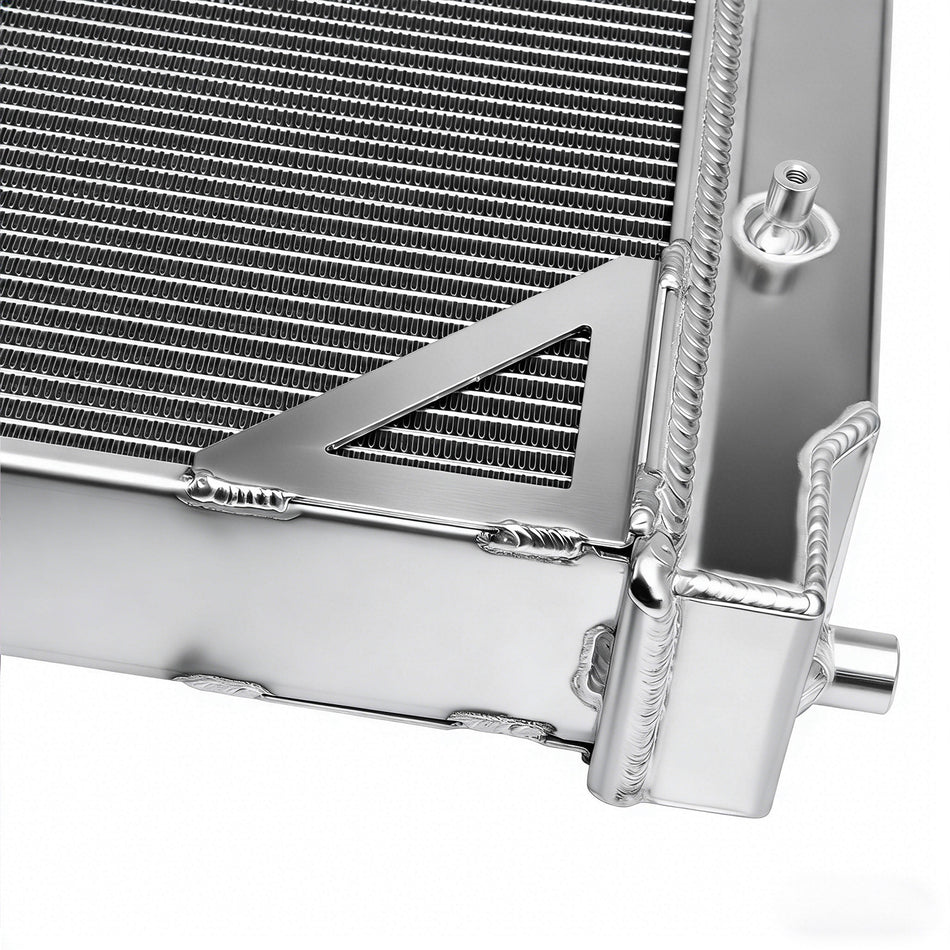 ASI Performance 4 Row Aluminum Radiator For Ford 6.0L F250 F350 F350 F450 Powerstroke 2003-2007
