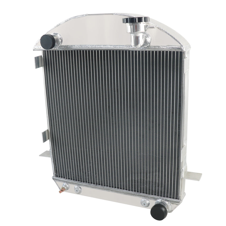 ASI Performance 3 Row Aluminum Radiator For 1917-1927 Ford Model T-Bucket Chevy Configuration
