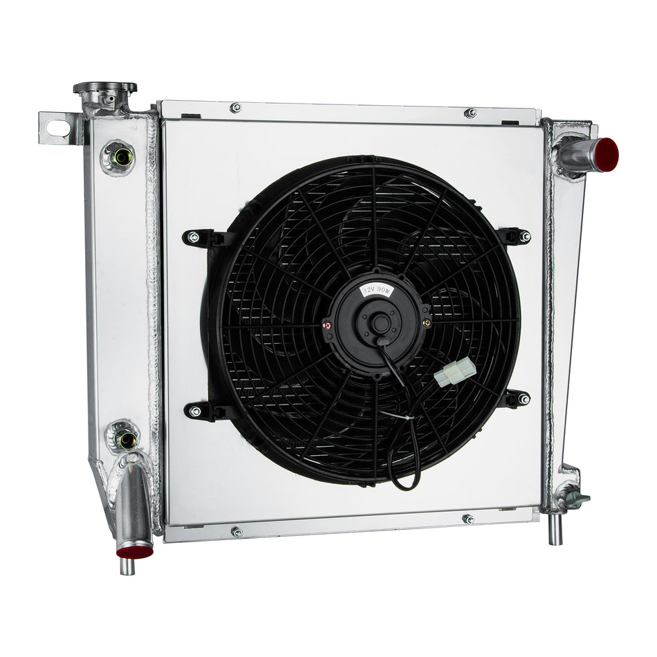 ASI Performance For 1985-1994 Ford Ranger Explorer Bronco II 2.9/4.0L 3 Rows Radiator+Shroud Fan