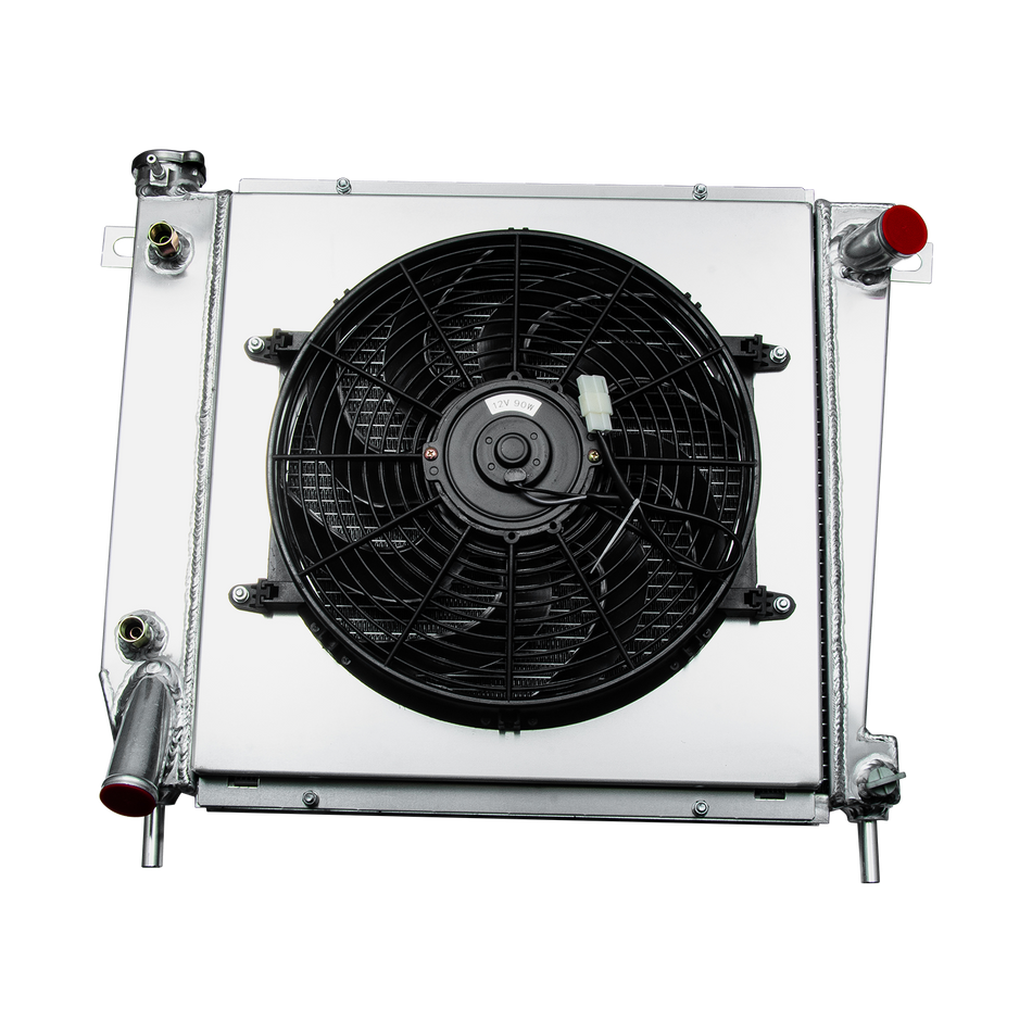 ASI Performance For 1985-1994 Ford Ranger Explorer Bronco II 2.9/4.0L 3 Rows Radiator+Shroud Fan