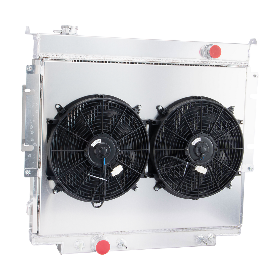 ASI Performance 3-Row Radiator Shroud Fan Fits 83-96 Ford F150/F250/F350 Super Duty 6.9 7.3L US.