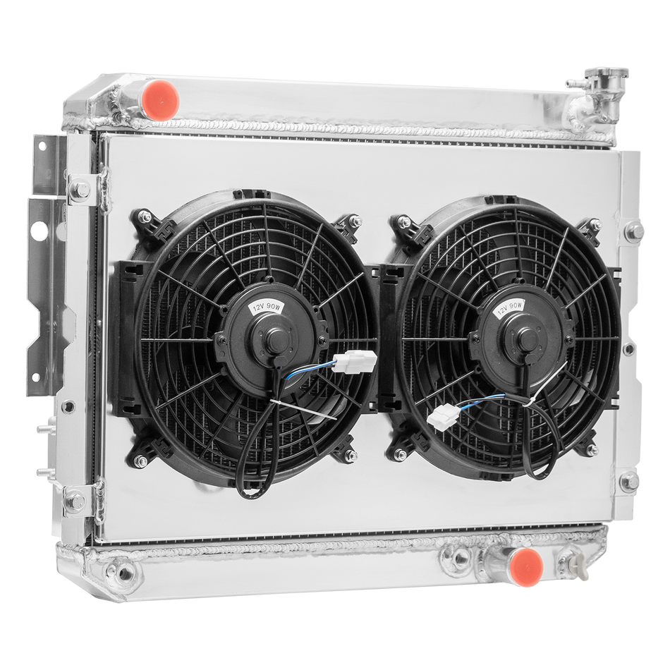 ASI Performance 3 Row Radiator Shroud Fan For Toyota Land Cruiser HJ60 FJ65 FJ60 3.4L 4.2L 81-90