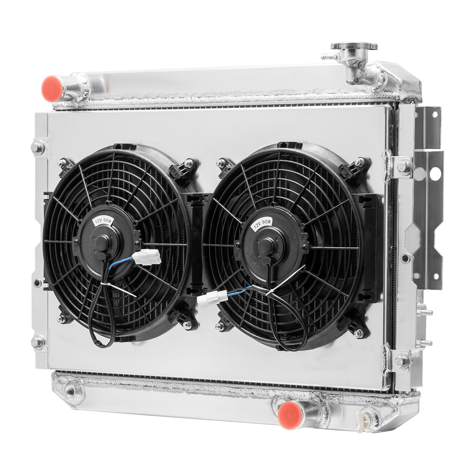 ASI Performance 3 Row Radiator Shroud Fan For Toyota Land Cruiser HJ60 FJ65 FJ60 3.4L 4.2L 81-90