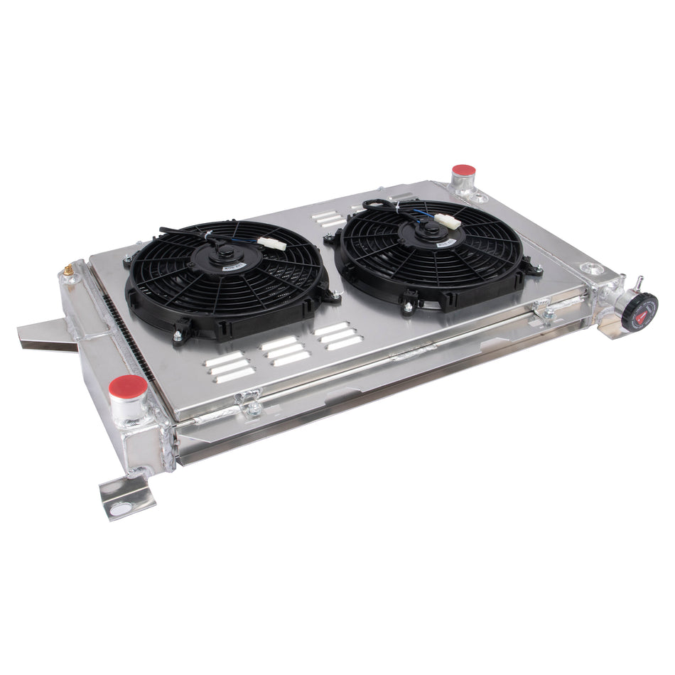 ASI Performance 3Rows Radiator Shroud Fan Relay For 83-97 Ford F100/150/250 Bronco V8 5.0L 5.8L
