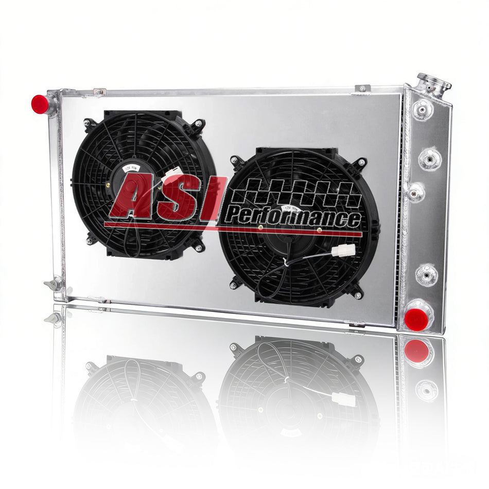 ASI Performance 3 Row Radiator Shroud Fan For 1968-86 Chevy/GMC C/K 10 20 30 C15 C1500 V8