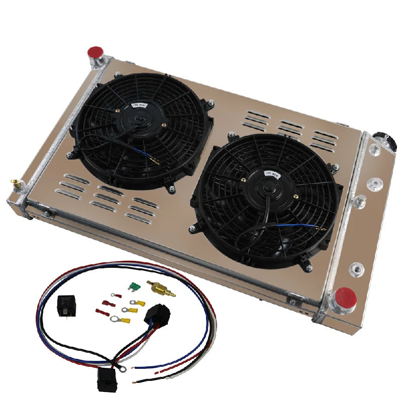 ASI Performance 3 Row Radiator with Shroud and Fan Fits 1978-88 Monte Carlo El Camino Regal Cutlass G-Body