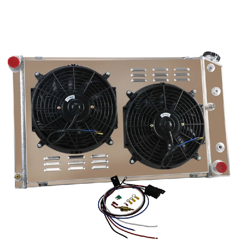 ASI Performance 3 Row Radiator with Shroud and Fan Fits 1978-88 Monte Carlo El Camino Regal Cutlass G-Body