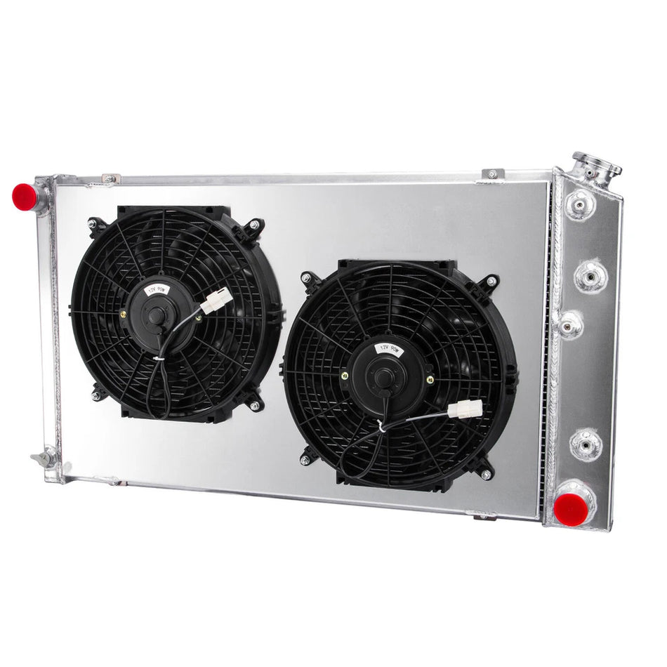 ASI Performance 3 Row Radiator+Shroud Fan For 1970-81 Chevy Camaro/78-87 Monte Carlo G-Body GMC