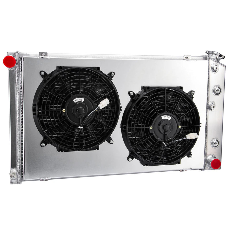 ASI Performance 3 Row Radiator+Shroud Fan For 1970-81 Chevy Camaro/78-87 Monte Carlo G-Body GMC