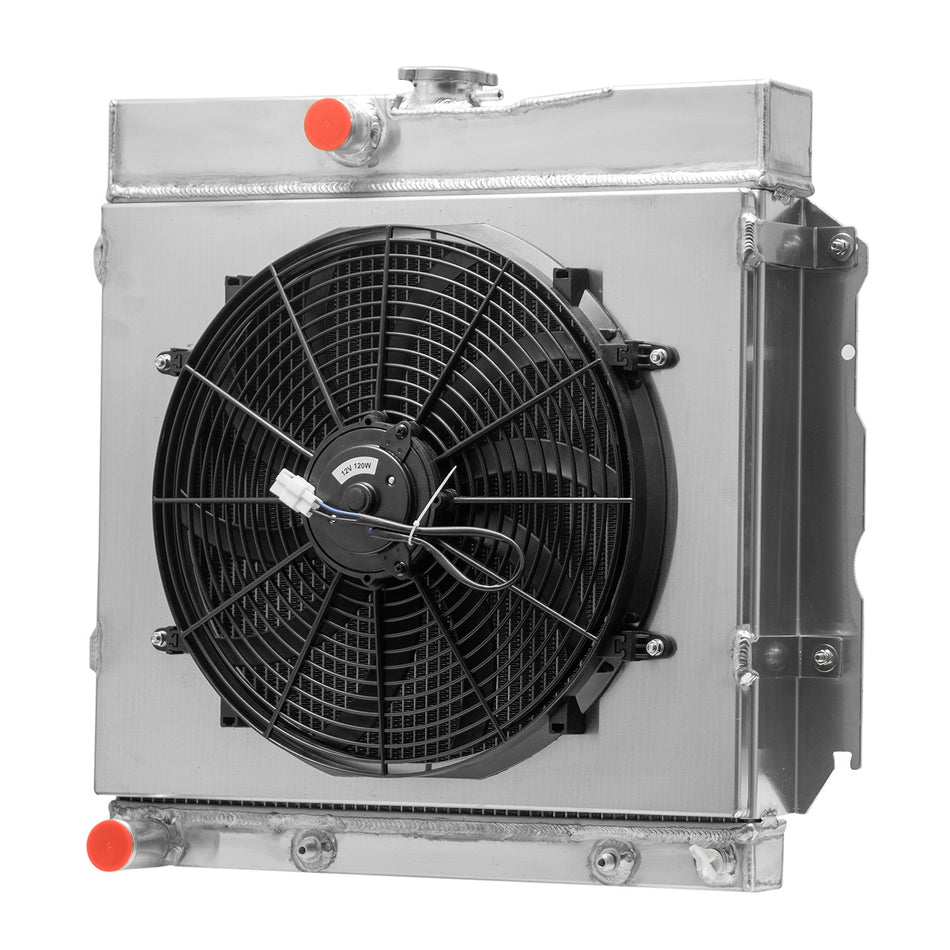 ASI Performance 3 Row Radiator+Shroud Fan for 1963-1969 66 67 Dodge Dart Mopar / Plymouth Fury