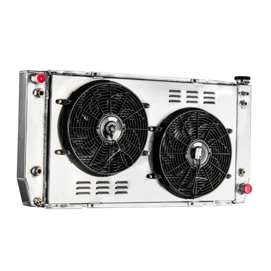 ASI Performance 3 Row Radiator Shroud Fan For 1994-2000 Chevy&GMC C K 1500 2500 3500 7.4L ,