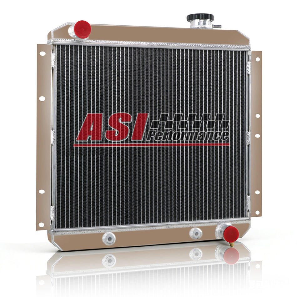 ASI Performance 3 Row Aluminum Radiator For 1958-1984 Toyota Land Cruiser FJ40 4.6L 3.9L L6