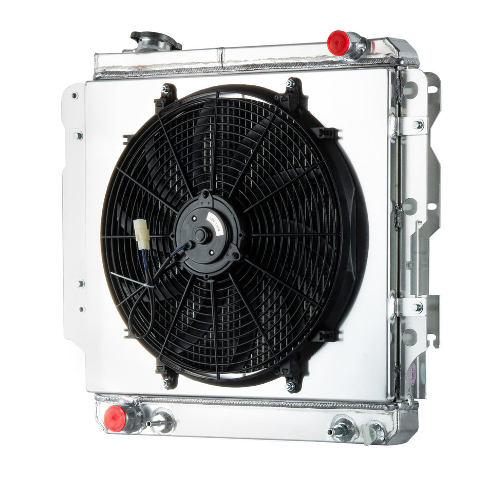 ASI Performance CC2101 3 Row Radiator Shroud Fan FIT 87-06 Jeep Wrangler YJ TJ 2.4L/2.5L/4.2L AT