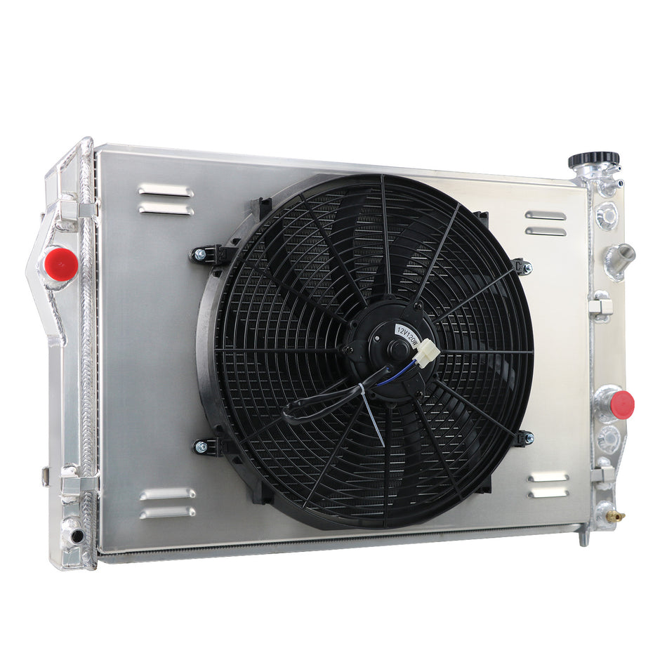 ASI Performance 3 Row Radiator Shroud Fan For Chevy Camaro Z28 SS Pontiac Firebird Trans Am