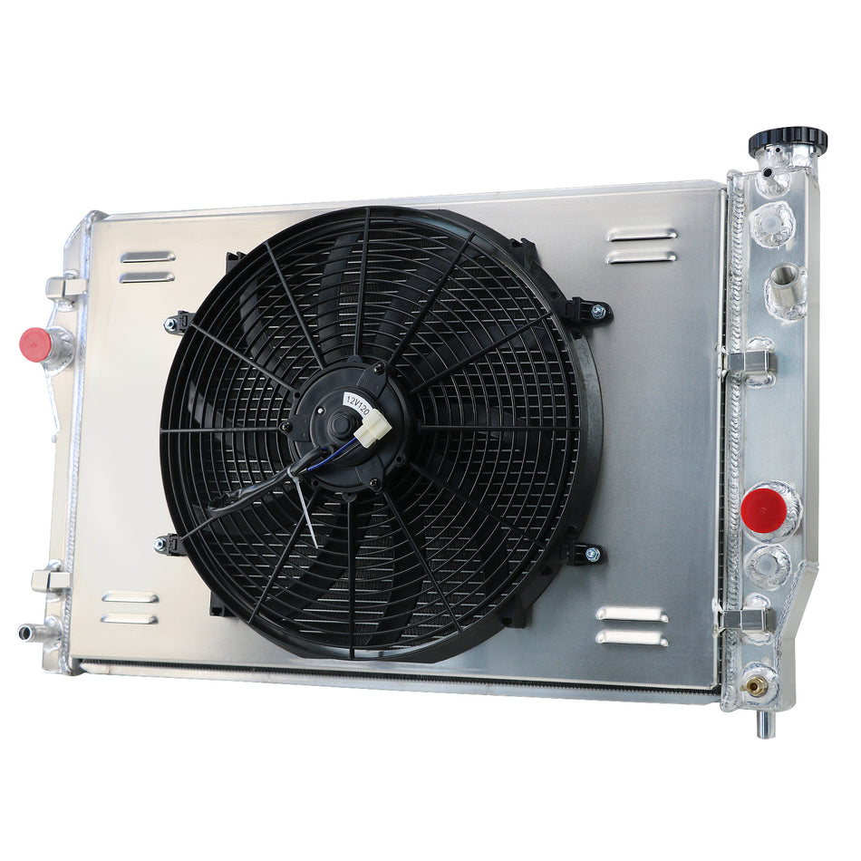 ASI Performance 3 Row Radiator Shroud Fan For Chevy Camaro Z28 SS Pontiac Firebird Trans Am