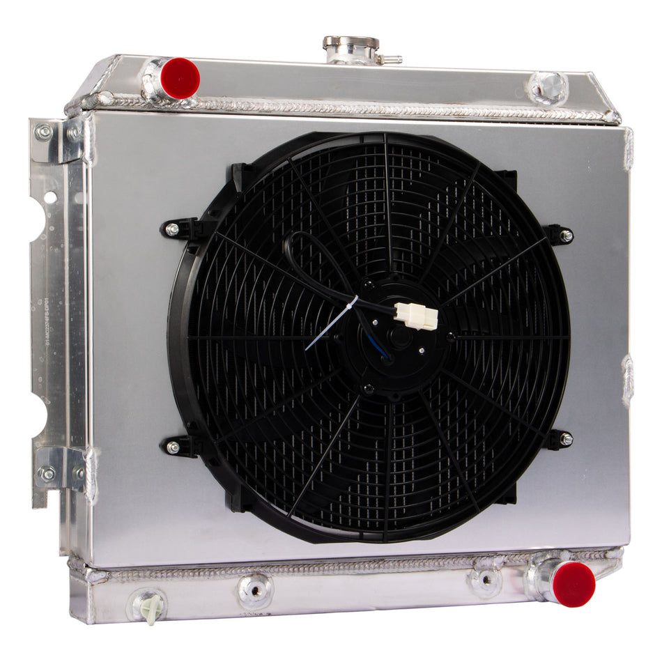 ASI Performance 3 Row 22"W Radiator Shroud Fan fit 1968-1974 DODGE MOPAR PLYMOUTH SMALL BLOCK