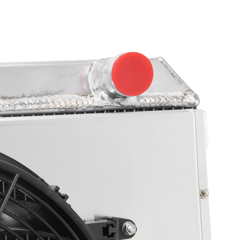 ASI Performance 3-Rows Radiator Shroud Fan fit 1970-74 Dodge Charger 1968-73 Plymouth Satellite