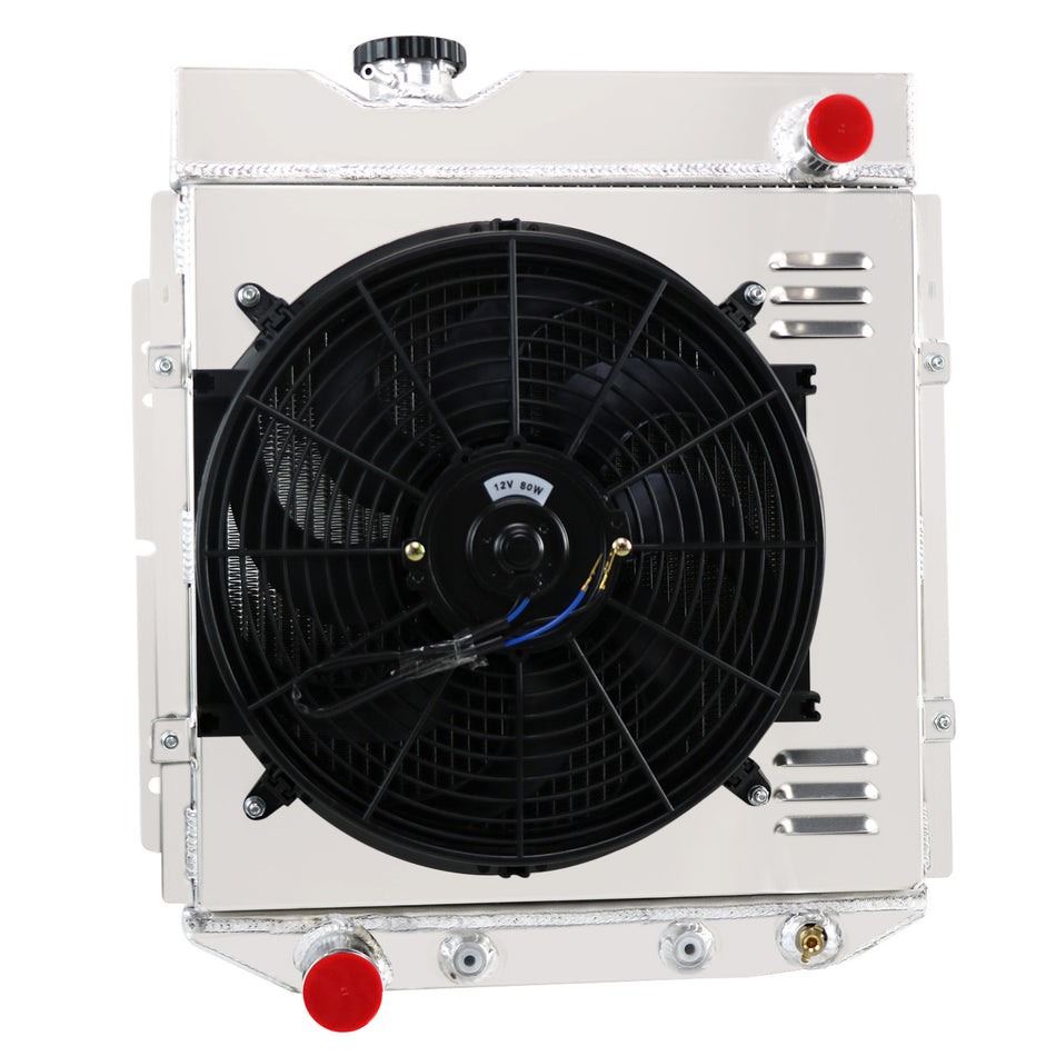 ASI Performance CC251 3 Row Radiator Shroud Fan For 1961-66 FORD MUSTANG FALCON MERCURY COMET V8