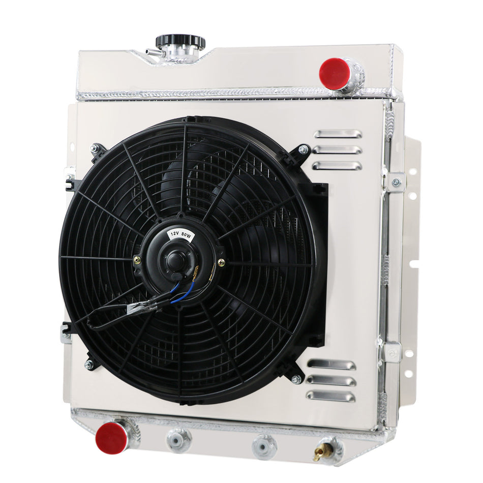 ASI Performance CC251 3 Row Radiator Shroud Fan For 1961-66 FORD MUSTANG FALCON MERCURY COMET V8