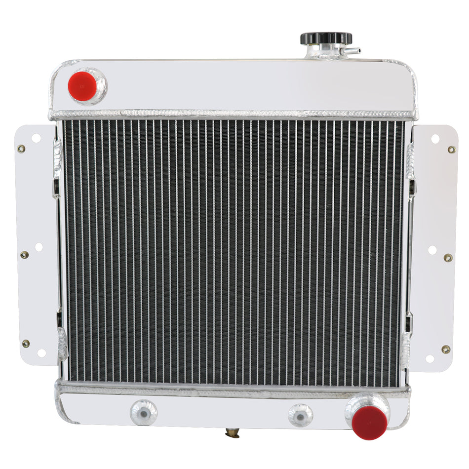 ASI Performance 3 Rows Aluminum Radiator For 1962-1967 65 Chevy Chevrolet Nova II Inline 6Cyl V8