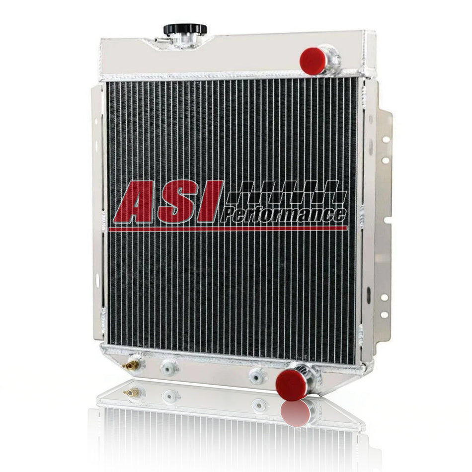 ASI Performance 3 Row Aluminum Radiator For 1963-1966 65 Ford Mustang Falcon Mustang Comet V8 AT