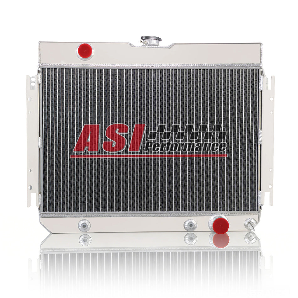 ASI Performance 3-ROW Aluminum Radiator for 1963-1968 66 Chevy Impala El Camino Caprice Belair