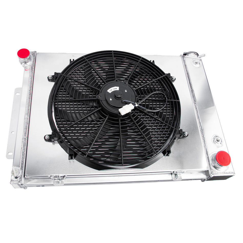 Asi Performance 3 Row Radiator Shroud Fan For 1967-69 Chevy Camaro SS/Pontiac Firebird 5.7L V8