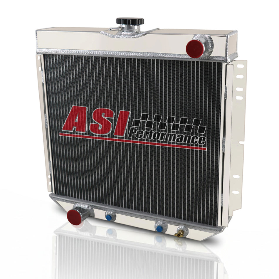 ASI Performance 3 Row Aluminum Radiator For 1966-70 Ford Mustang Falcon Mercury Comet Torino V8