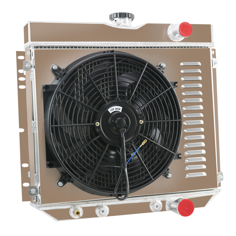 ASI Performance 3ROW Radiator-Shroud Fan For Ford Mustang 1967-1970; Ford Falcon 66-1970 AUS .