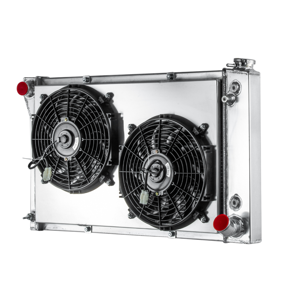ASI Performance 3 Rows Radiator+Shroud Fan For 1967-1972 1968 Chevy C/K C10/C20/C30 K20/K30 USA