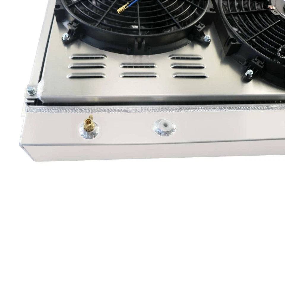 Box Radiator Satellite ASI Performance Dodge 3Row Radiator 1968-1974 Challenger Charger Mopar ...