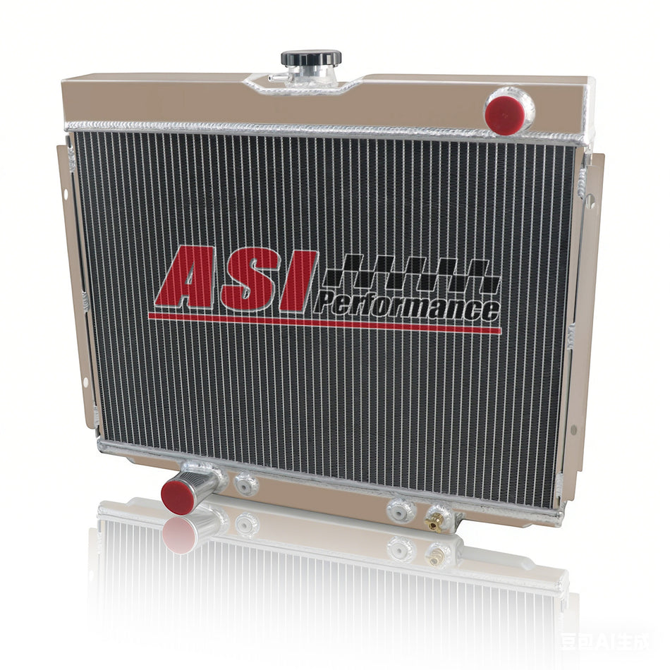 ASI Performance 3 Row Aluminum Radiator For 67-1970 Ford Mustang Falcon Fairlane Ranchero V8
