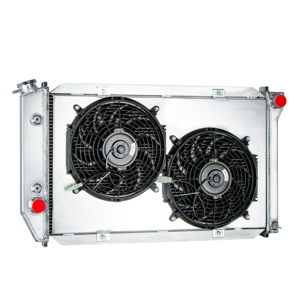 ASI Performance 3 ROW Radiator+Shroud Fan Fits 1972-79,1975 Ford Thunderbird Torino Ranchero AT