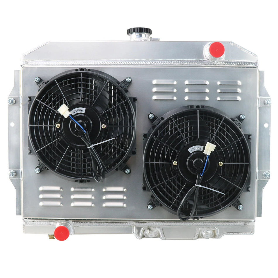 ASI Performance 3 Row Radiator Shroud + Fan For 1968-1974 AMC AMX Javelin Base AMX SST