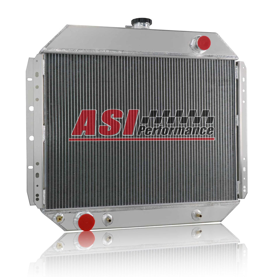 ASI Performance 3-Row Aluminum Radiator For 1966-1979 Ford F-Series F100 F150 F250 F350 V8