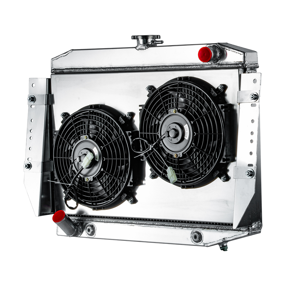ASI Performance 3-Row Radiator Shroud Fan Fits 1972-79 73 Jeep Cherokee Wagoneer J10 J20 J4500