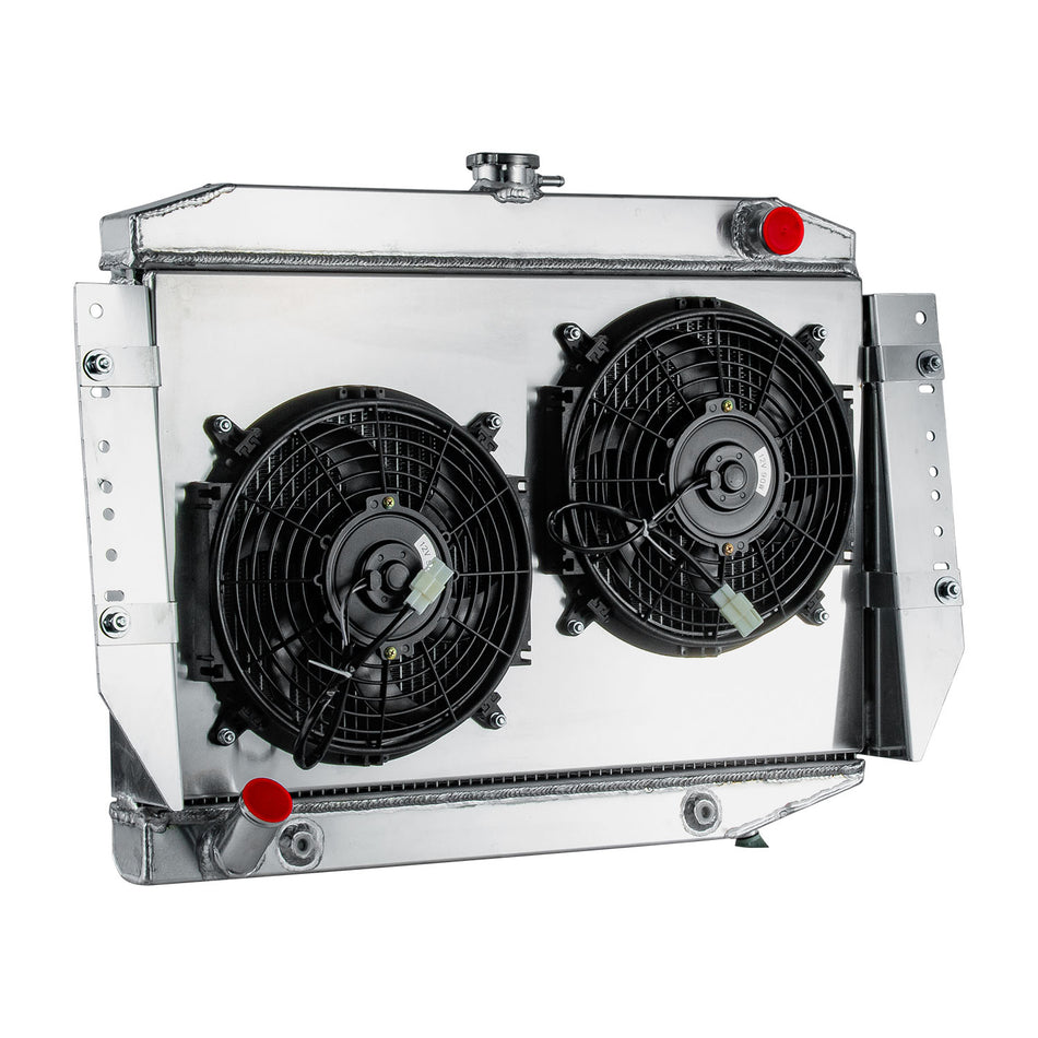 ASI Performance 3-Row Radiator Shroud Fan Fits 1972-79 73 Jeep Cherokee Wagoneer J10 J20 J4500