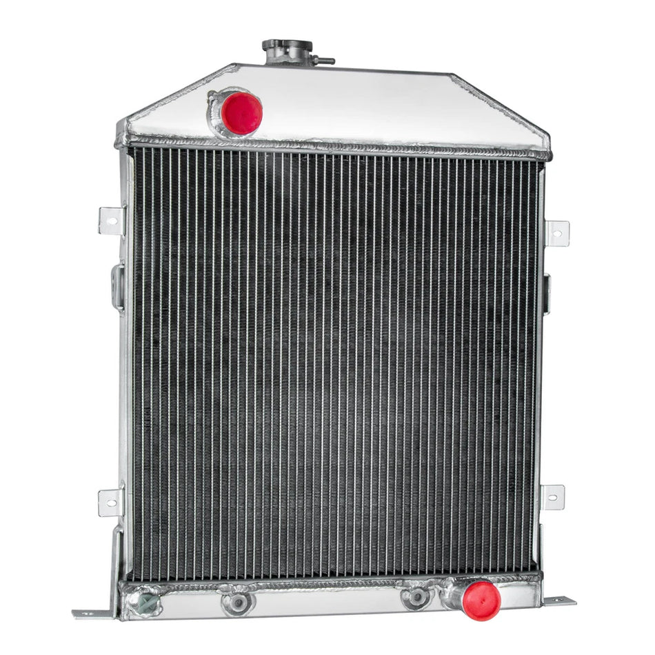 ASI Performance 3 Row Aluminum Radiator For 1942-1948 1945 Ford Pickup Mercury Base Chevy GM V8