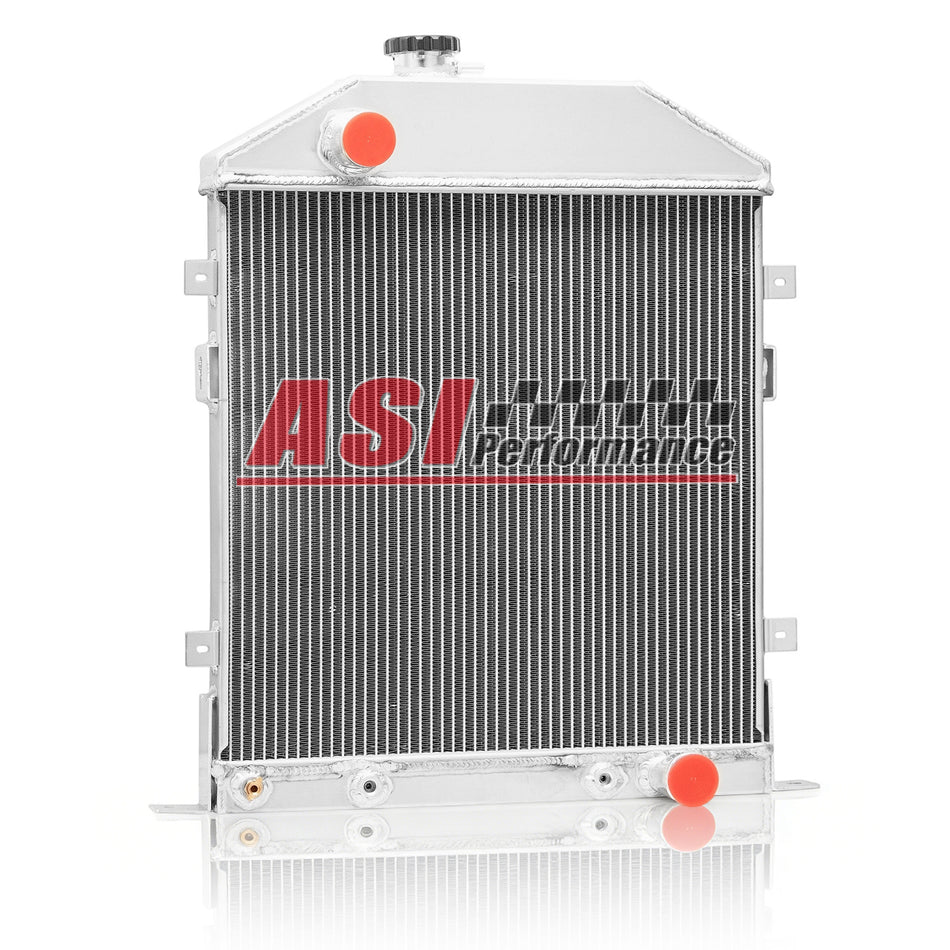 ASI Performance 3 Row Radiator For 1942-1948 FORD Deluxe Coupe Mercury Series 29A 3.6 3.7L 3.9L