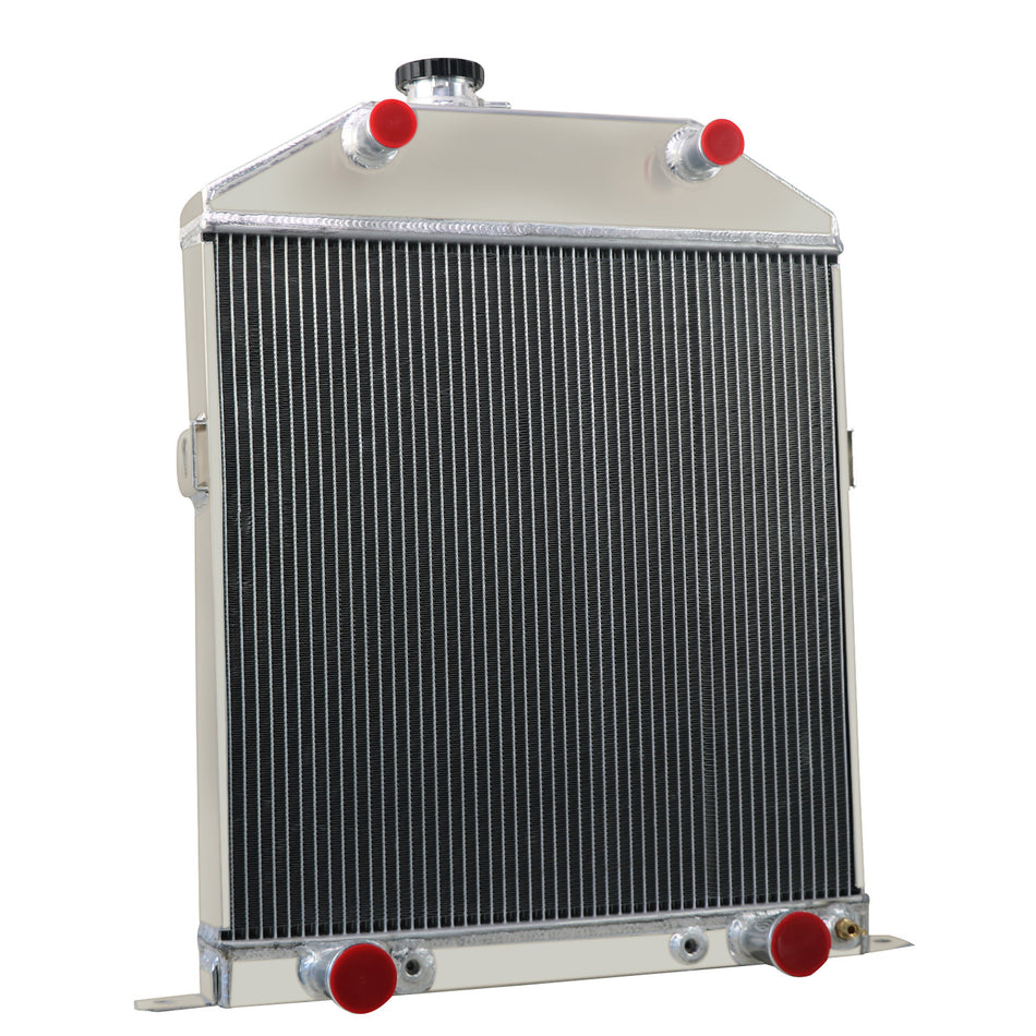 ASI Performance 3 Rows Aluminum Radiator For 1942-1948 Ford Super Deluxe Flathead Configurations