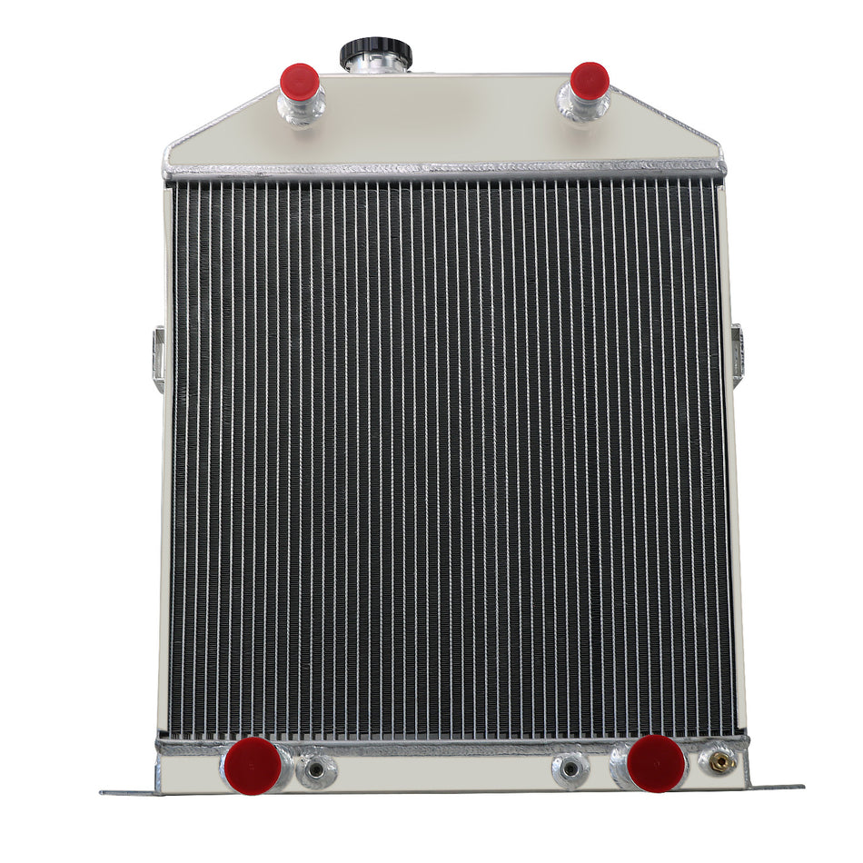 ASI Performance 3 Rows Aluminum Radiator For 1942-1948 Ford Super Deluxe Flathead Configurations